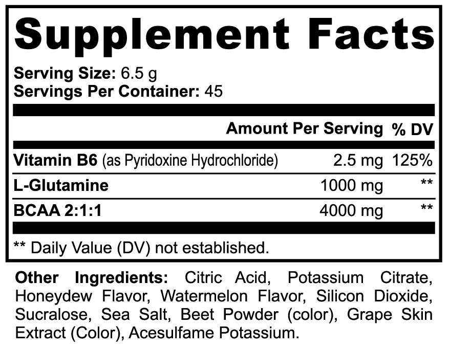 Yuteful BCAA Rebirth - Honeydew/Watermelon