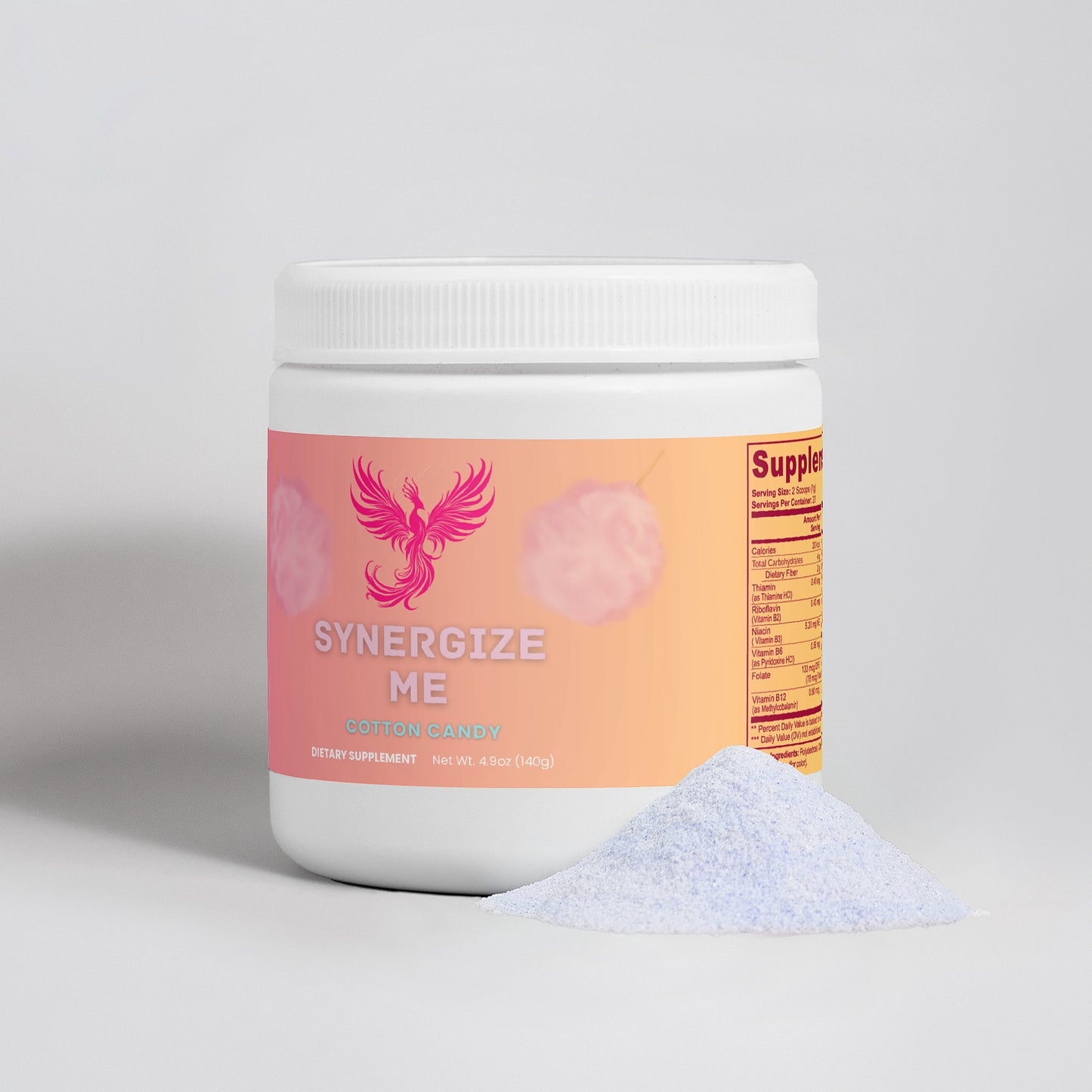Yuteful Synergize Me Powder - Cotton Candy